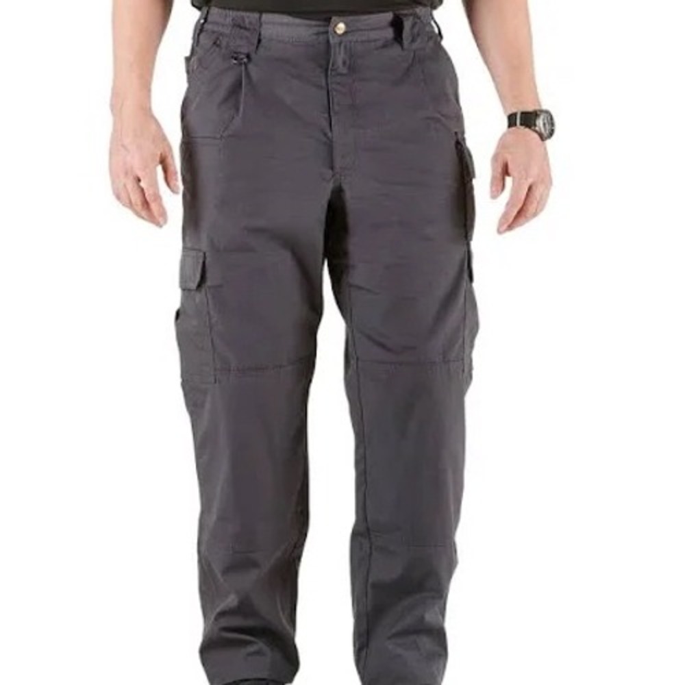 5.11 Tactical Mens 42x32 Charcoal Grey Canvas Cargo Work Pants 74273-092 EUC